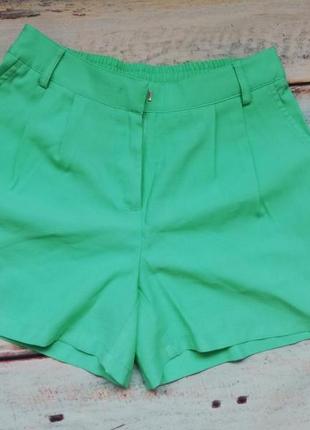 Свободные шорты, цвет светло-зеленый4 фото