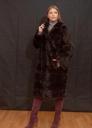 Шикарная норковая шуба италия! аукционный мех saga furs 46-48-501 фото