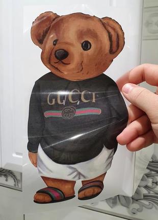 Термопринт ведмедя gucci