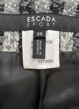 Вовняна спідниця escada3 фото