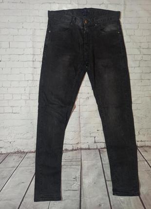 Модні чоловічі джинси/чорні штани1 фото