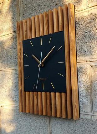 Сучасний годинник в стилі ретро, дерев'яний годинник, годинник для інтер'єру.10 фото