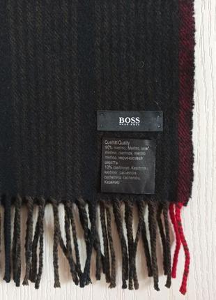 Шарф hugo boss вовна+кашемір8 фото