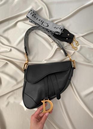 Сумка dior saddle black
