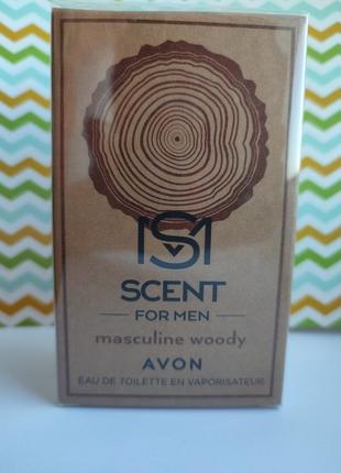 Туалетна вода scent for men masculine woody1 фото