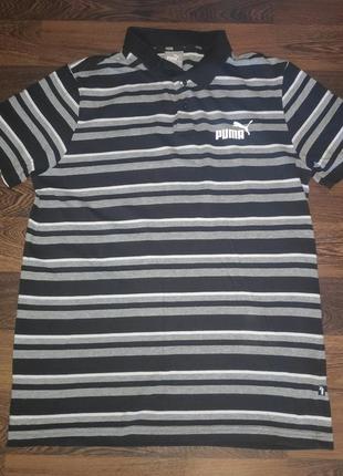 Puma polo ess striped футболка поло2 фото