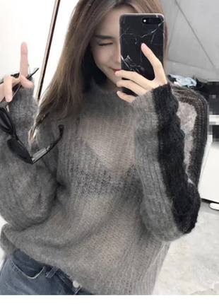 Напівпрозорий светр