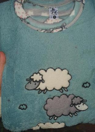 Тепла махрова флісова піжама/домашній костюм 6-14 років