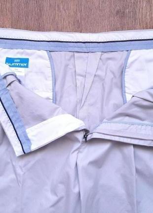 Штани брюки чіноси світлі бежеві кремові marks&spencer w42" l33" summer premium англія5 фото