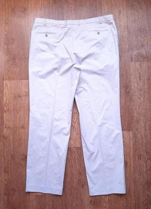 Штани брюки чіноси світлі бежеві кремові marks&spencer w42" l33" summer premium англія3 фото
