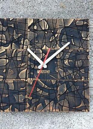 Військовий дерев'яний годинник, сучасний настінний годинник, унікальний настінний годинник4 фото