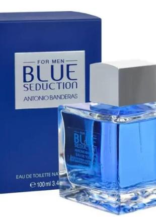 Туалетная вода мужская antonio banderas blue seduction, 100ml1 фото