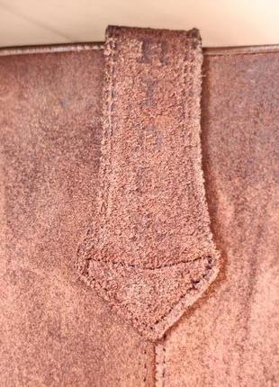 Ковбойские замшевые сапоги, натуральная замша и кожа полностью, бренд rubber colo4 фото