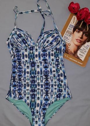 Купальник сдельный с утяжкой размер 46 / 12 сплошной цельный купальник