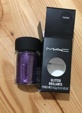 🔥-70%🔥 глиттер для макияжа mac glitter brilliants тон fuchsia1 фото