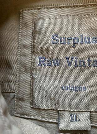 Мужская джинсовая рубашка с коротким рукавом surplus raw vintage милитари6 фото