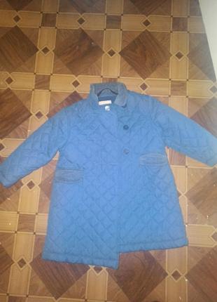 Пальто для хлопчика на утеплювачі (осінь-весна)98-104