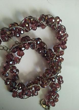 Намисто з чемького скла