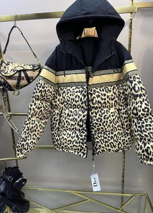Куртка леопард dior
