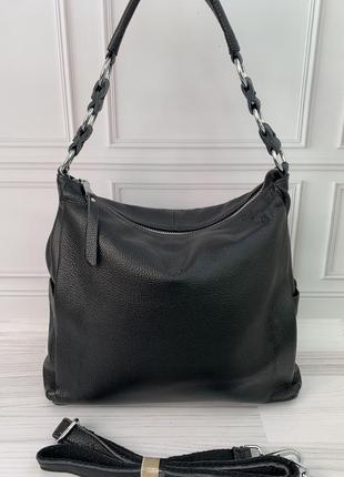 Жіноча сумка із м’якої натуральної шкіри