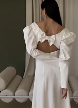Сукня біла весільна, на розпис4 фото
