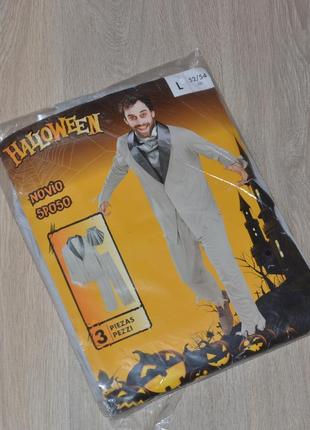 Костюм halloween m. l. xl. чоловічий зомбі класичний карнавальний хеллоуїн хелоуїн хеллоуін хелоуін хелловін хеловін хеллоувін george3 фото