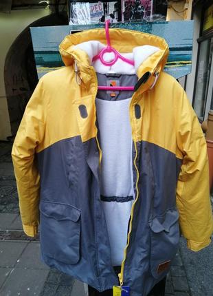 Куртка жіноча зимова olymp парку довга пальто4 фото
