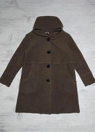 Fucsia original италия шерстяное пальто куртка курточка