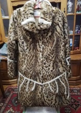 Шуба  зі штучного хутра