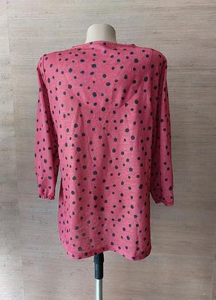 💚🌸💙 цікавий реглан в нерівний горошок 5