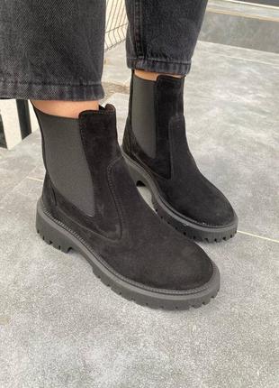 Черевики челсі жіночі зимові 1060