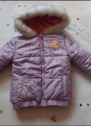 Куртка холодное сердце фроузен frozen на флисе для девочки зимняя демисезонная5 фото