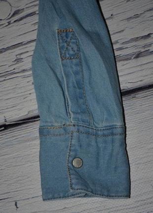 M\12\38 очень модная женская фирменная джинсовая рубашка4 фото