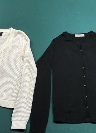 Кофта черная h&m и zara