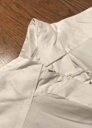 Стильная белая блузка без рукавов, р. 38/м6 фото