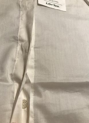 Стильная белая блузка без рукавов, р. 38/м7 фото