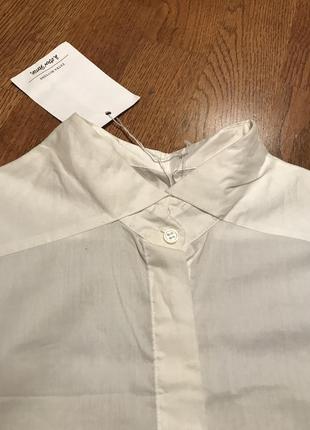 Стильная белая блузка без рукавов, р. 38/м8 фото