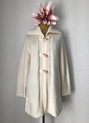 Стильный плотный молочный кардиган от canda (c&a), размер xl