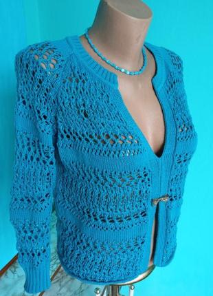 Жіноча в'язана кофта накидка 46-48