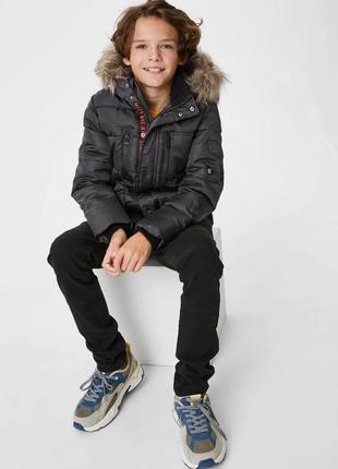 Підліткова зимова куртка для хлопчика 10-11 років c&a німеччина розмір 1464 фото