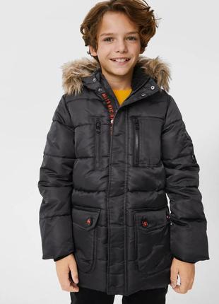 Підліткова зимова куртка для хлопчика 10-11 років c&a німеччина розмір 1461 фото
