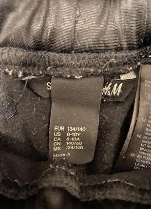 Спортивные штаны чёрные для мальчика, 134-140, h&m5 фото