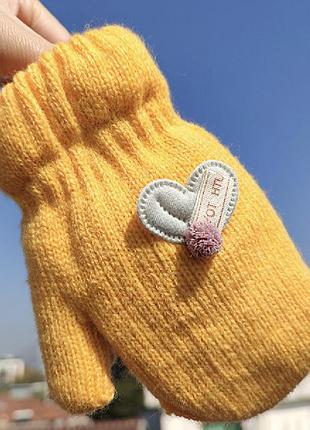 Рукавичка дитячі рукавиці дитячі теплі 3-6 років