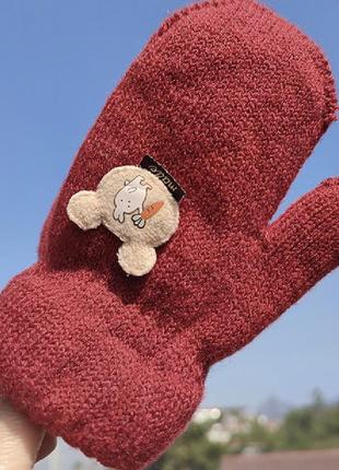 Рукавичка дитячі рукавиці дитячі теплі 3-6 років