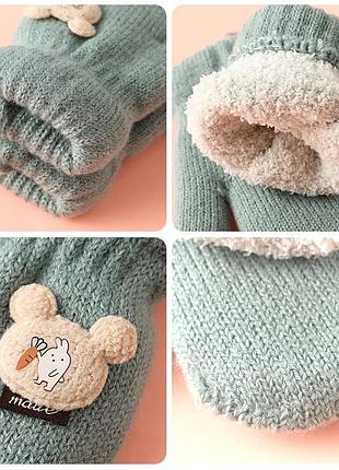 Рукавичка дитячі рукавиці дитячі теплі 3-6 років