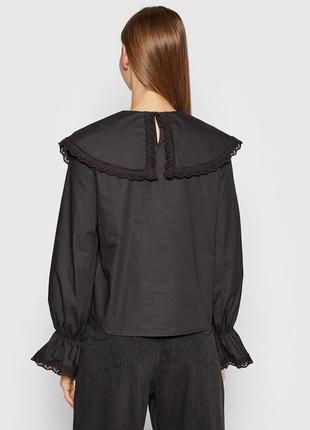 Черная элегантная блуза  na-kd xs-s6 фото