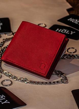 Кожаное портмоне кошелек ручной работы бумажник2 фото