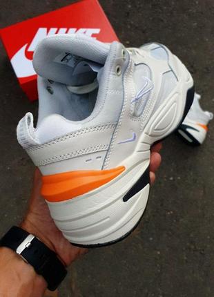 Кросівки nike m2k tekno ivory orange4 фото