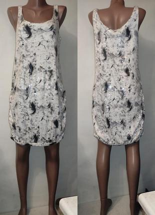 River island платье в пайетках