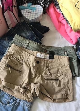 Шорты короткие h&m